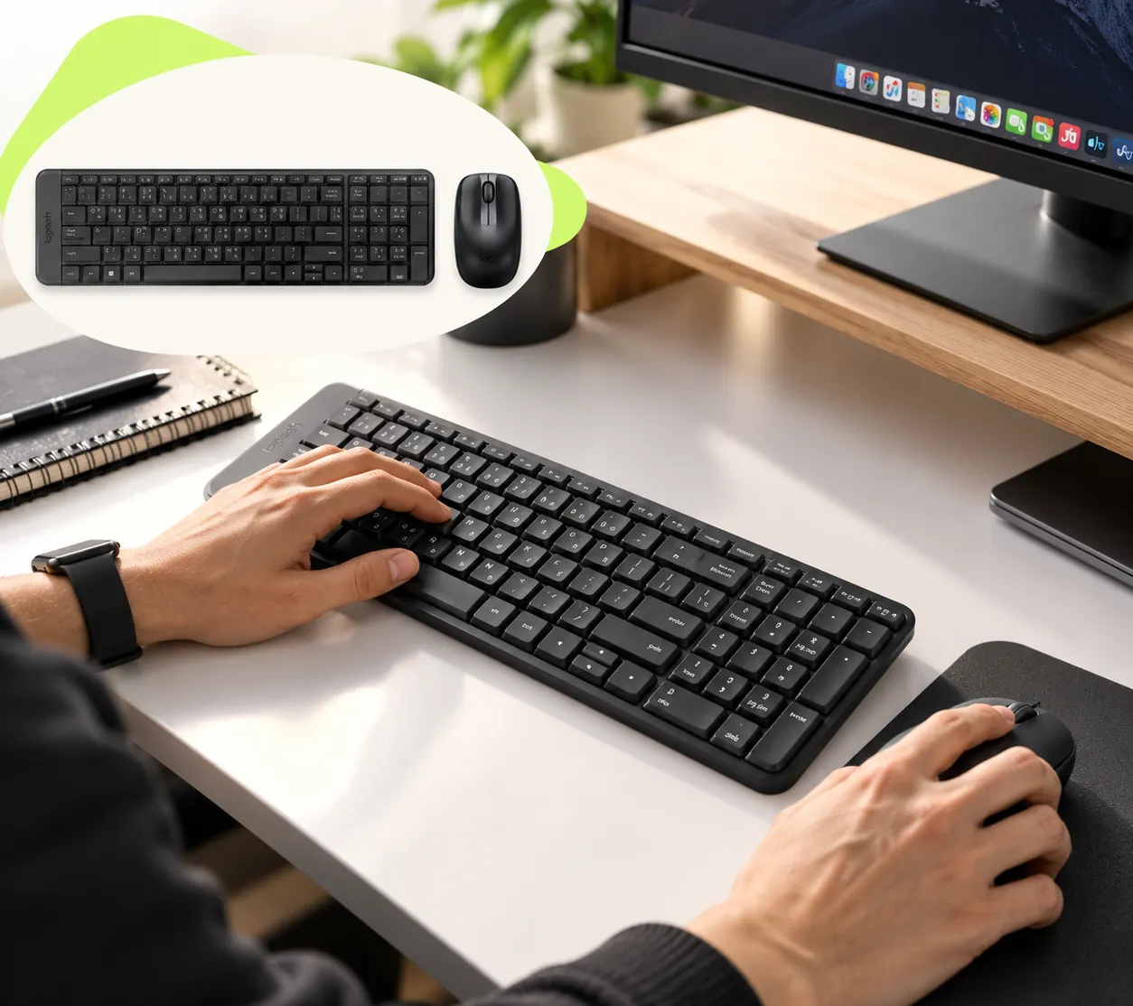 Logitech Wireless Combo — Keyboard & Mouse
