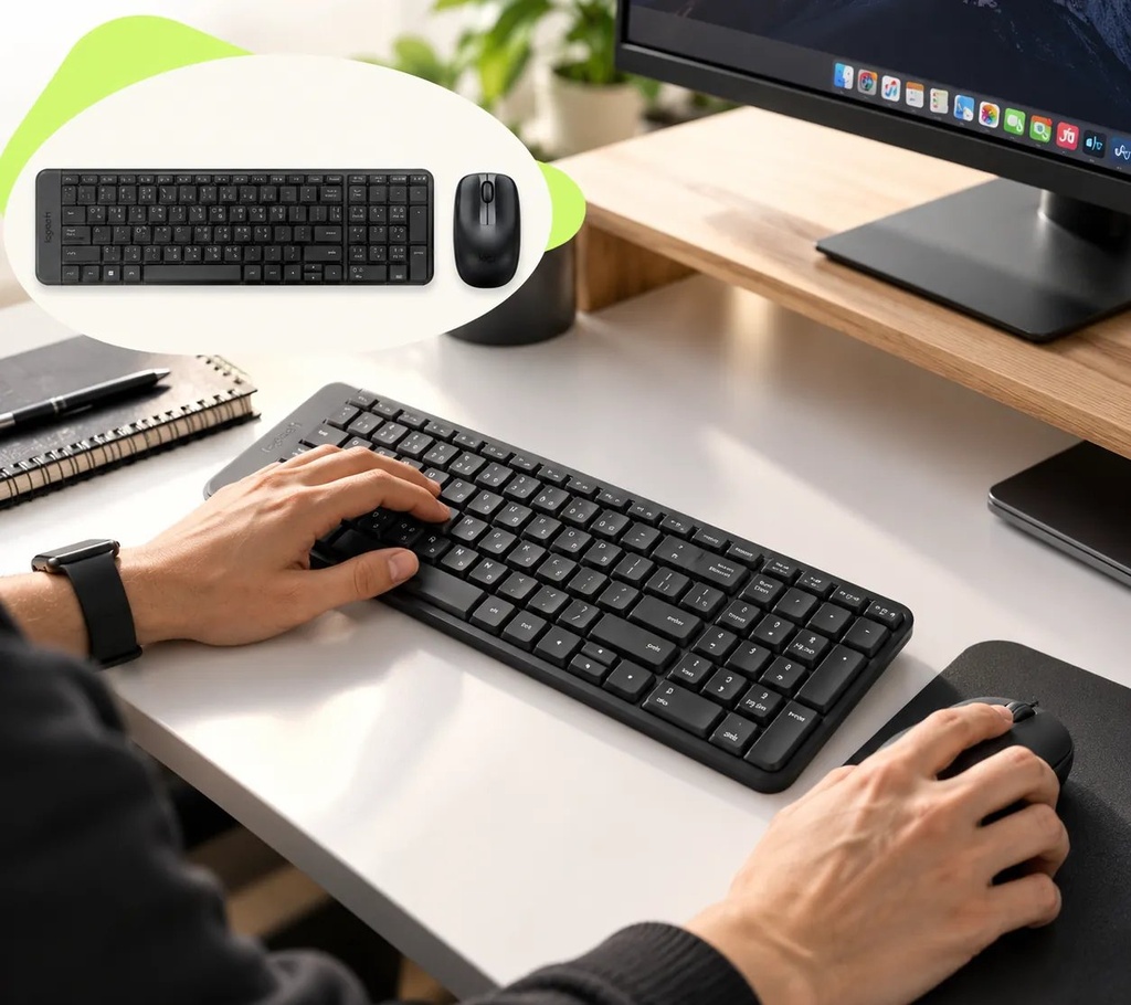 Logitech Wireless Keyboard & Mouse Combo — lifestyle